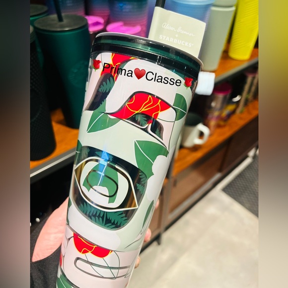 Starbucks Exclusive Alison Bremmer Floral Design Tumbler Cup New 2024 Release - Picture 1 of 16